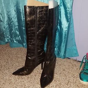 New, high heel boots